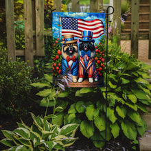 Load image into Gallery viewer, All American Keeshond Garden Flag –  Dogs with American Flag Background by Caroline’s Treasures