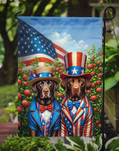 Load image into Gallery viewer, All American Labrador Retriever Garden Flag –  Dogs with American Flag Background by Caroline’s Treasures