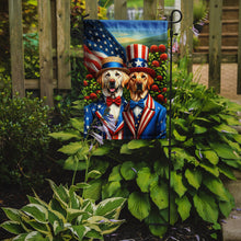 Load image into Gallery viewer, All American Labrador Retriever Garden Flag –  Dogs with American Flag Background by Caroline’s Treasures