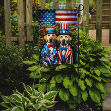 Load image into Gallery viewer, All American Labrador Retriever Garden Flag –  Dogs with American Flag Background by Caroline’s Treasures