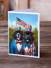 Load image into Gallery viewer, All American Newfoundland Greeting Cards - Blank Note Cards – 8-Pack of Artist-Designed Cards with Envelopes