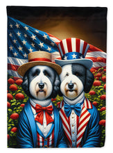 Load image into Gallery viewer, All American Old English Sheepdog Garden Flag –  Dogs with American Flag Background by Caroline’s Treasures