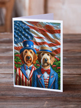 Load image into Gallery viewer, All American Otterhound Greeting Cards - Blank Note Cards – 8-Pack of Artist-Designed Cards with Envelopes