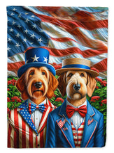 Load image into Gallery viewer, All American Otterhound Garden Flag –  Dogs with American Flag Background by Caroline’s Treasures