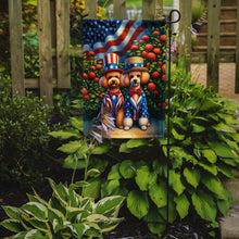 Load image into Gallery viewer, All American Poodle Garden Flag –  Dogs with American Flag Background by Caroline’s Treasures