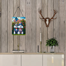 Load image into Gallery viewer, All American Poodle Wall or Door Hanging Prints