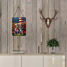 Load image into Gallery viewer, All American Pug Wall or Door Hanging Prints