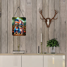 Load image into Gallery viewer, All American Pug Wall or Door Hanging Prints