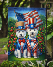 Load image into Gallery viewer, All American Westie Garden Flag –  Dogs with American Flag Background by Caroline’s Treasures