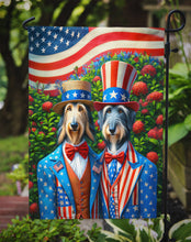 Load image into Gallery viewer, All American Scottish Deerhound Garden Flag –  Dogs with American Flag Background by Caroline’s Treasures
