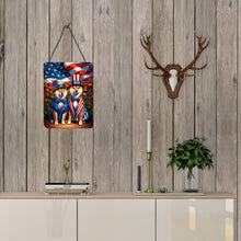Load image into Gallery viewer, All American Shiba Inu Wall or Door Hanging Prints