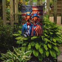 Load image into Gallery viewer, All American Vizsla Garden Flag –  Dogs with American Flag Background by Caroline’s Treasures