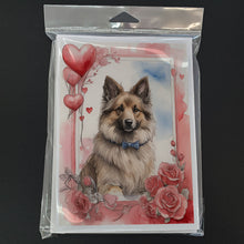 Load image into Gallery viewer, Belgian Tervuren Valentine Roses Greeting Cards - Blank Note Cards – 8-Pack of Artist-Designed Cards with Envelopes