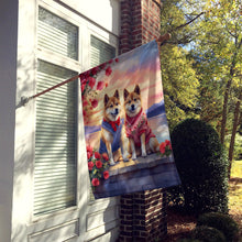 Load image into Gallery viewer, Akita Two Hearts House Flag