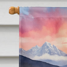 Load image into Gallery viewer, Alaskan Malamute Two Hearts House Flag