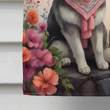 Load image into Gallery viewer, Alaskan Malamute Two Hearts House Flag