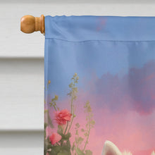 Load image into Gallery viewer, American Eskimo Two Hearts House Flag