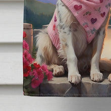 Load image into Gallery viewer, Australian Shepherd Two Hearts House Flag
