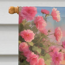 Load image into Gallery viewer, Bearded Collie Two Hearts House Flag