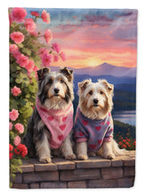 Load image into Gallery viewer, Bearded Collie Two Hearts House Flag