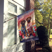 Load image into Gallery viewer, Bloodhound Two Hearts House Flag