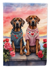 Load image into Gallery viewer, Bloodhound Two Hearts House Flag