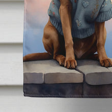 Load image into Gallery viewer, Chesapeake Bay Retriever Two Hearts House Flag