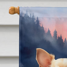 Load image into Gallery viewer, Chihuahua Two Hearts House Flag