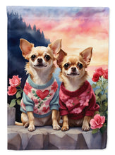 Load image into Gallery viewer, Chihuahua Two Hearts House Flag