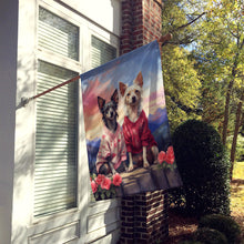 Load image into Gallery viewer, Chinese Crested Two Hearts House Flag