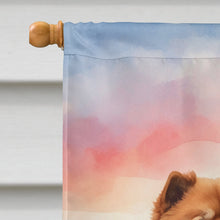 Load image into Gallery viewer, Chow Chow Two Hearts House Flag