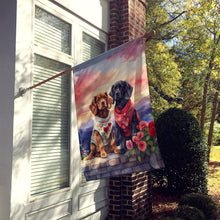 Load image into Gallery viewer, Cocker Spaniel Two Hearts House Flag