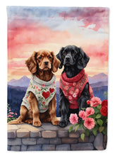 Load image into Gallery viewer, Cocker Spaniel Two Hearts House Flag