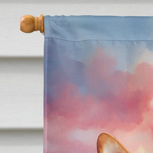 Load image into Gallery viewer, Corgi Two Hearts House Flag