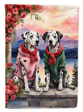 Load image into Gallery viewer, Dalmatian Two Hearts House Flag