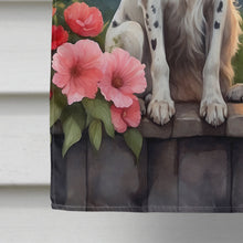 Load image into Gallery viewer, English Setter Two Hearts House Flag