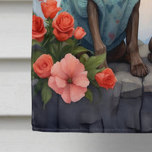 Load image into Gallery viewer, German Shorthaired Pointer Two Hearts House Flag