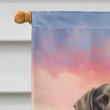 Load image into Gallery viewer, German Wirehaired Pointer Two Hearts House Flag