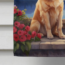 Load image into Gallery viewer, Golden Retriever Two Hearts House Flag