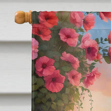 Load image into Gallery viewer, Great Pyrenees Two Hearts House Flag