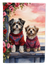 Load image into Gallery viewer, Havanese Two Hearts House Flag