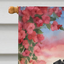 Load image into Gallery viewer, Kerry Blue Terrier Two Hearts House Flag