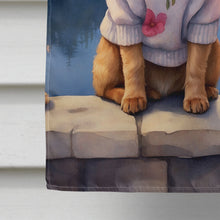 Load image into Gallery viewer, Norfolk Terrier Two Hearts House Flag