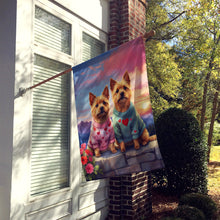 Load image into Gallery viewer, Norwich Terrier Two Hearts House Flag