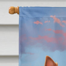 Load image into Gallery viewer, Norwich Terrier Two Hearts House Flag