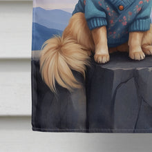 Load image into Gallery viewer, Pekingese Two Hearts House Flag