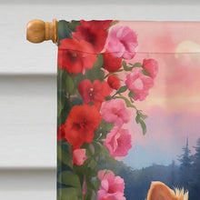 Load image into Gallery viewer, Pomeranian Two Hearts House Flag