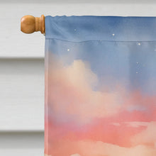 Load image into Gallery viewer, Pomeranian Two Hearts House Flag