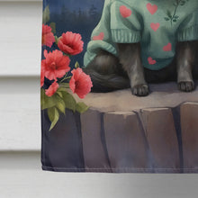 Load image into Gallery viewer, Pomeranian Two Hearts House Flag