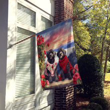 Load image into Gallery viewer, Portuguese Water Dog Two Hearts House Flag